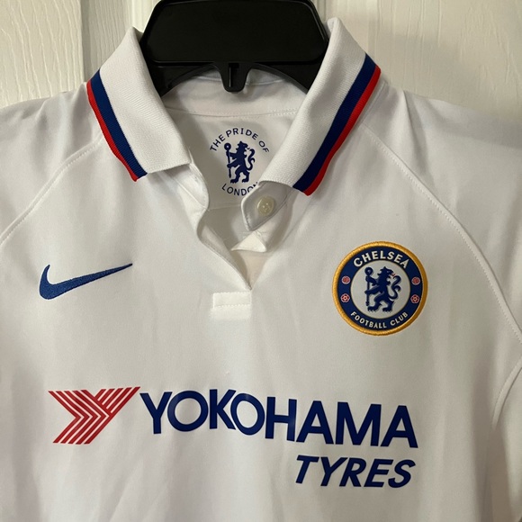 EUC Nike Women’s Chelsea Jersey Kit Polo Top Sz S Drifit - Picture 5 of 9